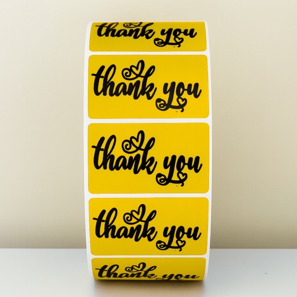 Small Business Thank You Stickers - Heart Packaging -Customer Appreciation label - Picture 6 of 11